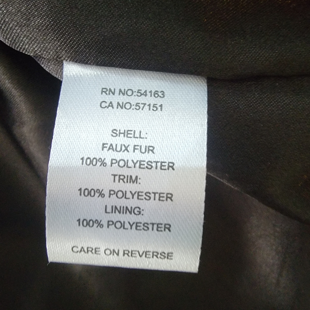 Faux Fur Marc New York Vest Size L - Picture 6 of 6